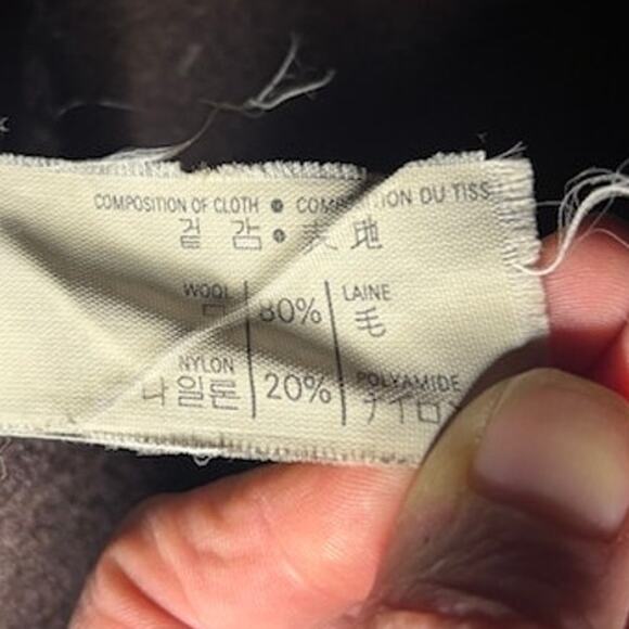 JOURNAL STANDARD Japanese Brand Relume Wool Duffle Coat Jacket Brown Women's 10 - Picture 9 of 12